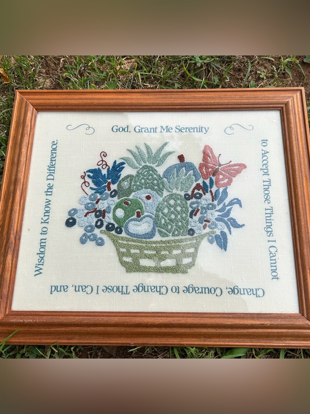✨ Serenity Prayer Embroidery ✨
